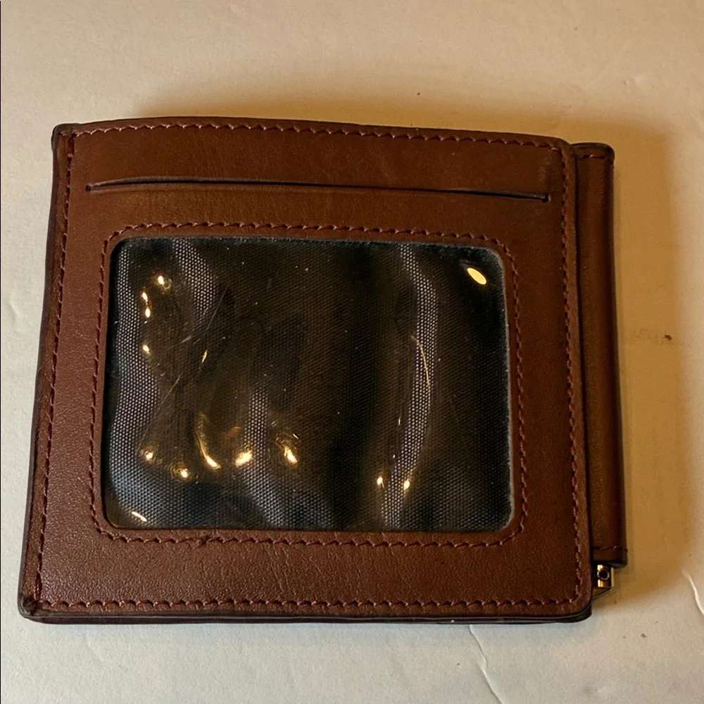 Steinhausen Brown Leather Money Clip wallet